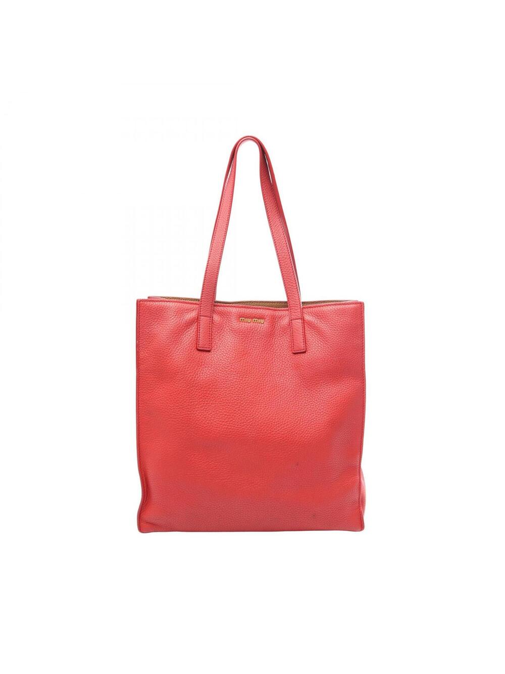 Miu Shoulder Tote Bag Leather #300743M67B